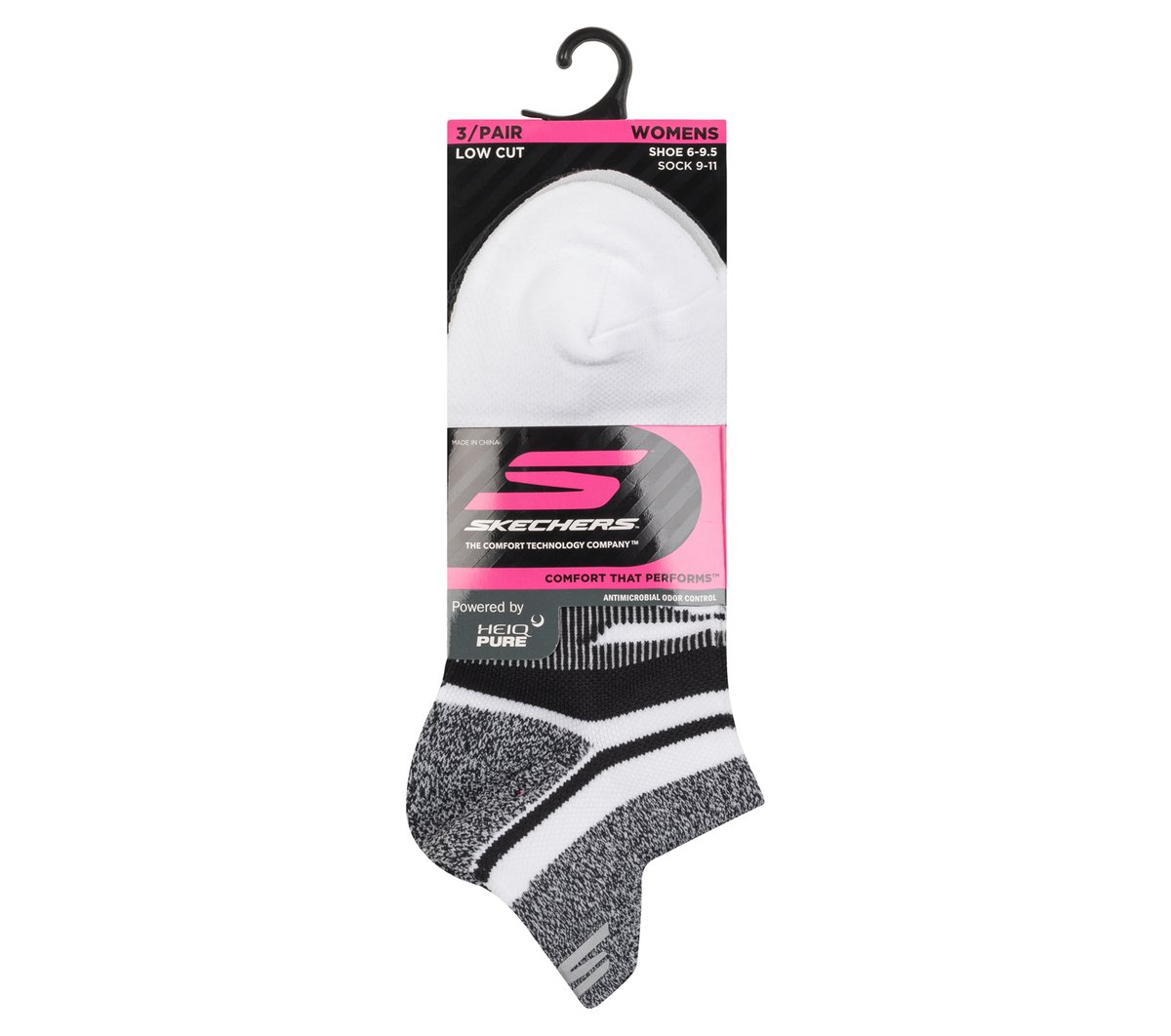 Skechers Women | 3 Pack Women's Performance Low Cut Running Heel Tab Socks