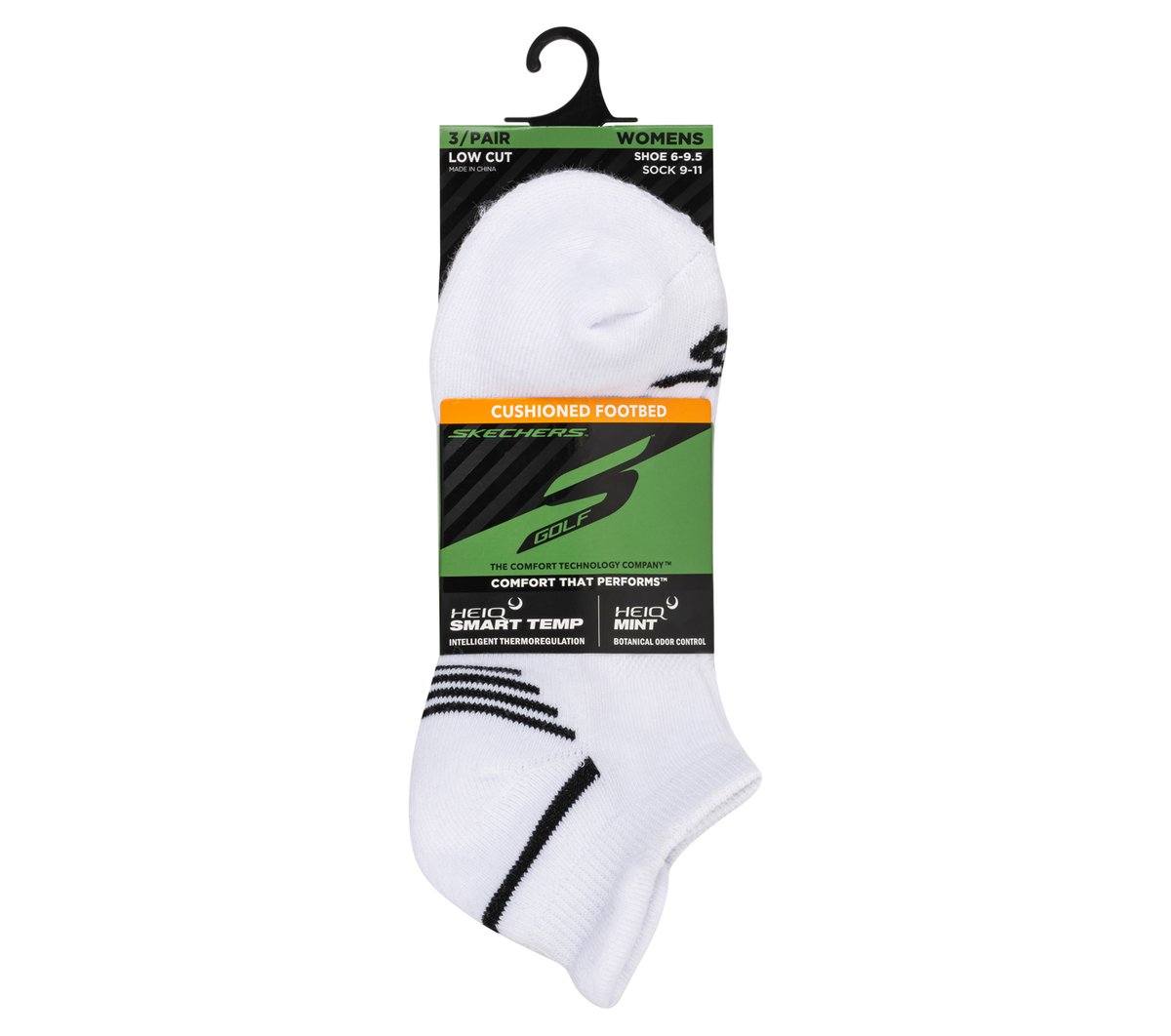 Skechers Women | 3 Pack Women's Performance Low Cut Golf Socks