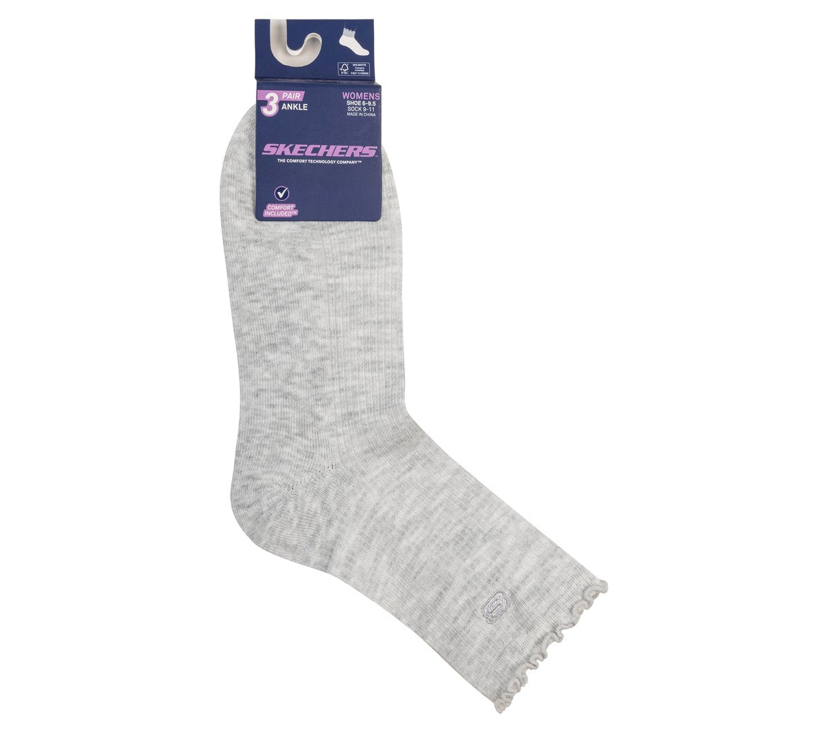 Skechers Women | 3 Pack Women's Ankle Lettuce Socks