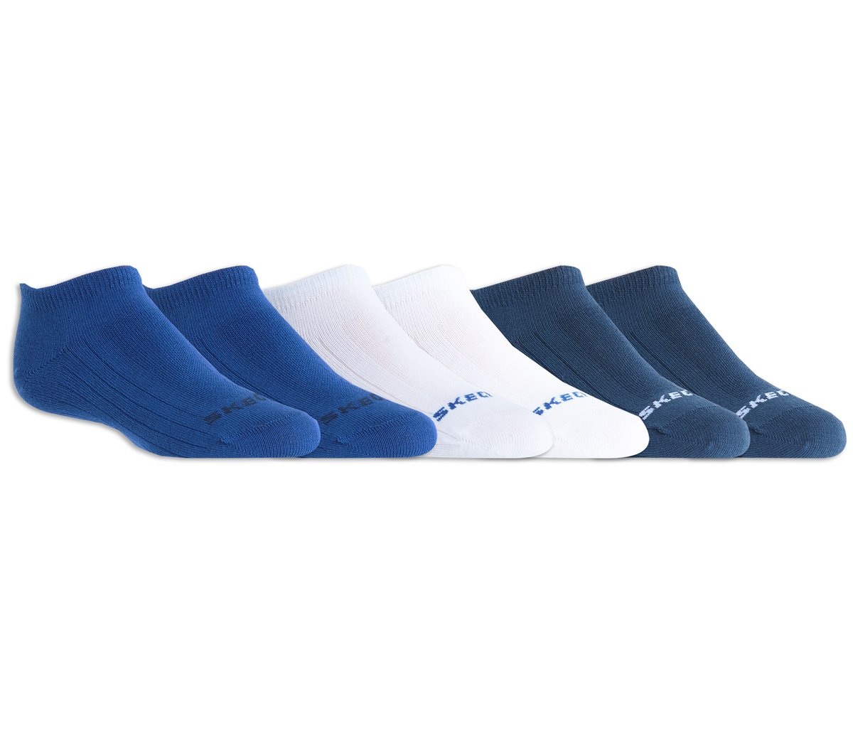 Skechers Kids | 6 Pack Non Terry No Show Socks