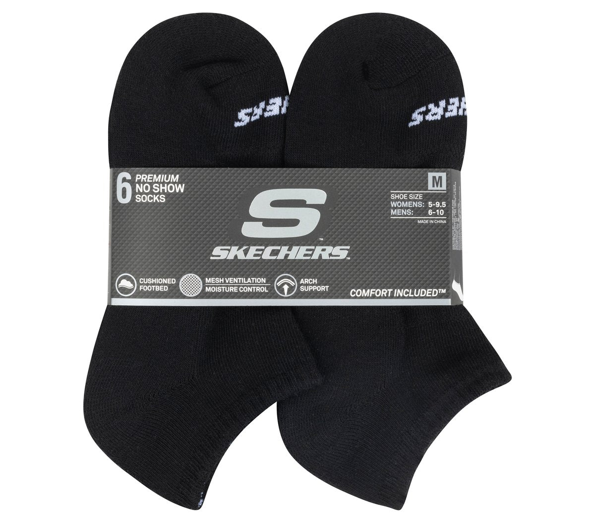 Skechers Women|Men | 6 Pack Core Low Cut Medium Socks