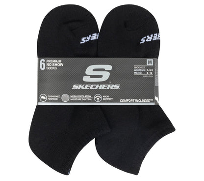 Skechers Women|Men | 6 Pack Core Low Cut Medium Socks