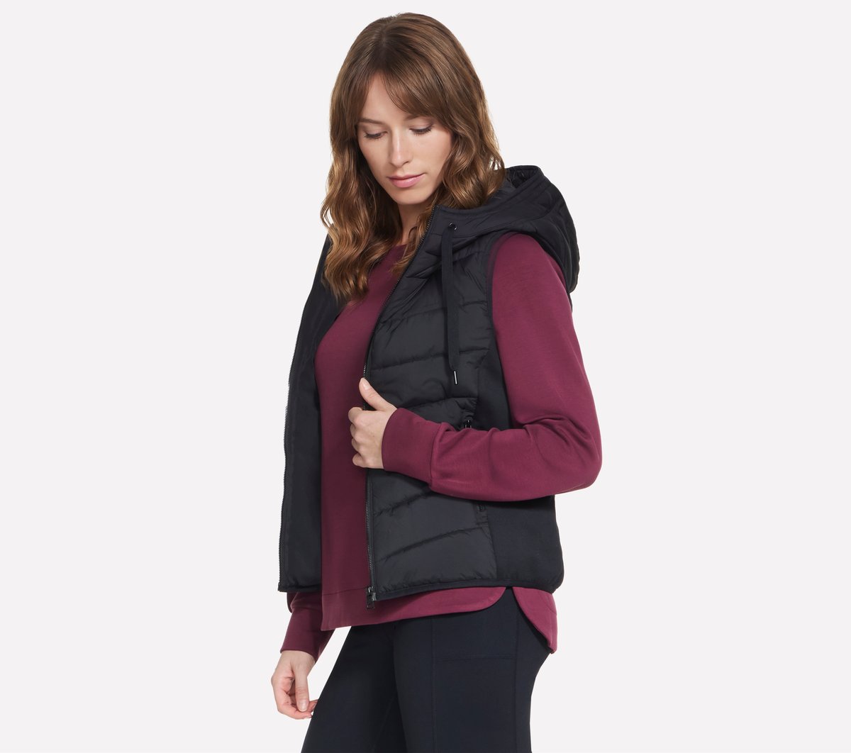Skechers Women | Performance Elite Cozy Fit Hooded Vest