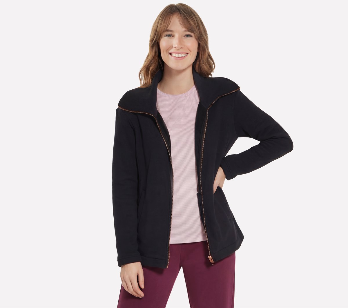 Skechers Women | GO SNUGGLE Tunic Full Zip Jacket