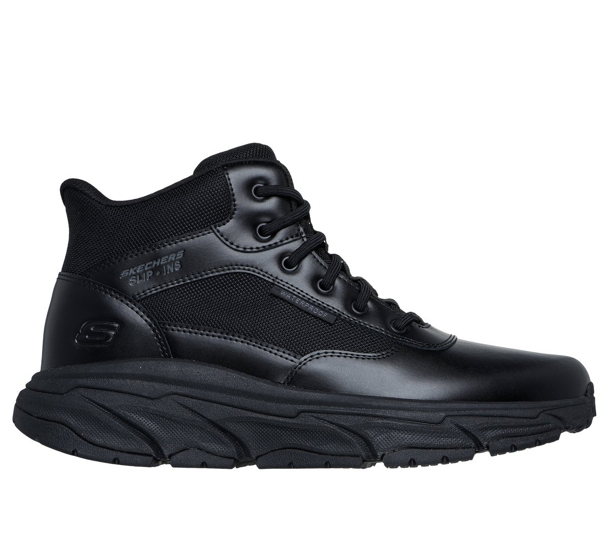 Skechers Men | Skechers Slip-in Work Waterproof Slip-Resistant: D'Lux Journey - Redron