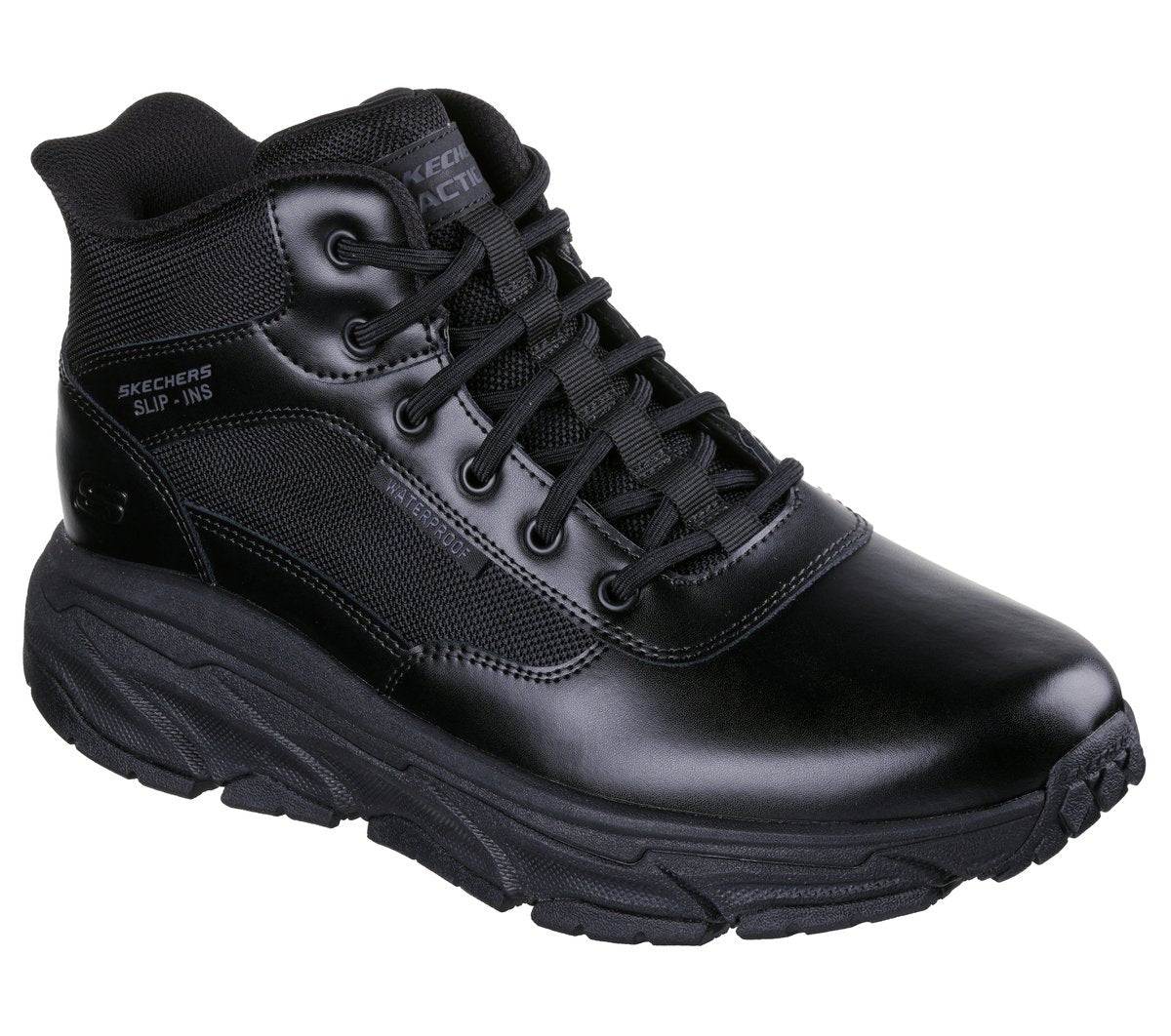 Skechers Men | Skechers Slip-in Work Waterproof Slip-Resistant: D'Lux Journey - Redron