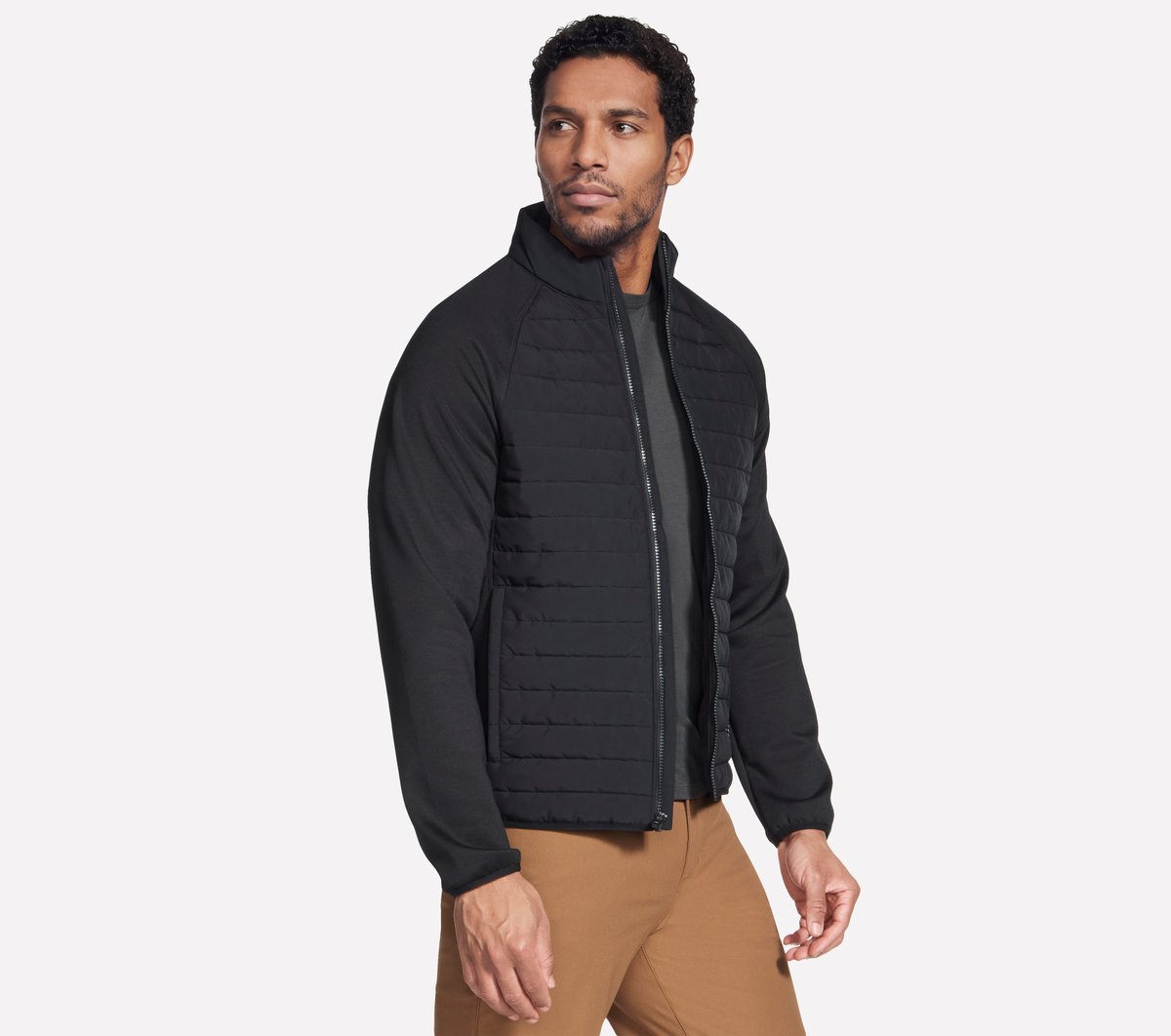 Skechers Men | The Hoodless Hoodie Hybrid Jacket