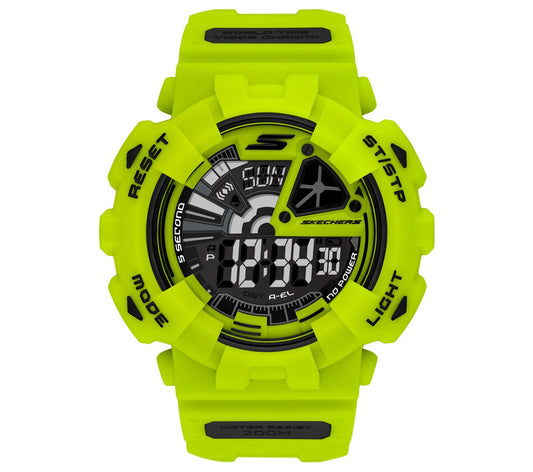 Skechers Men | Digital Neon Green Watch