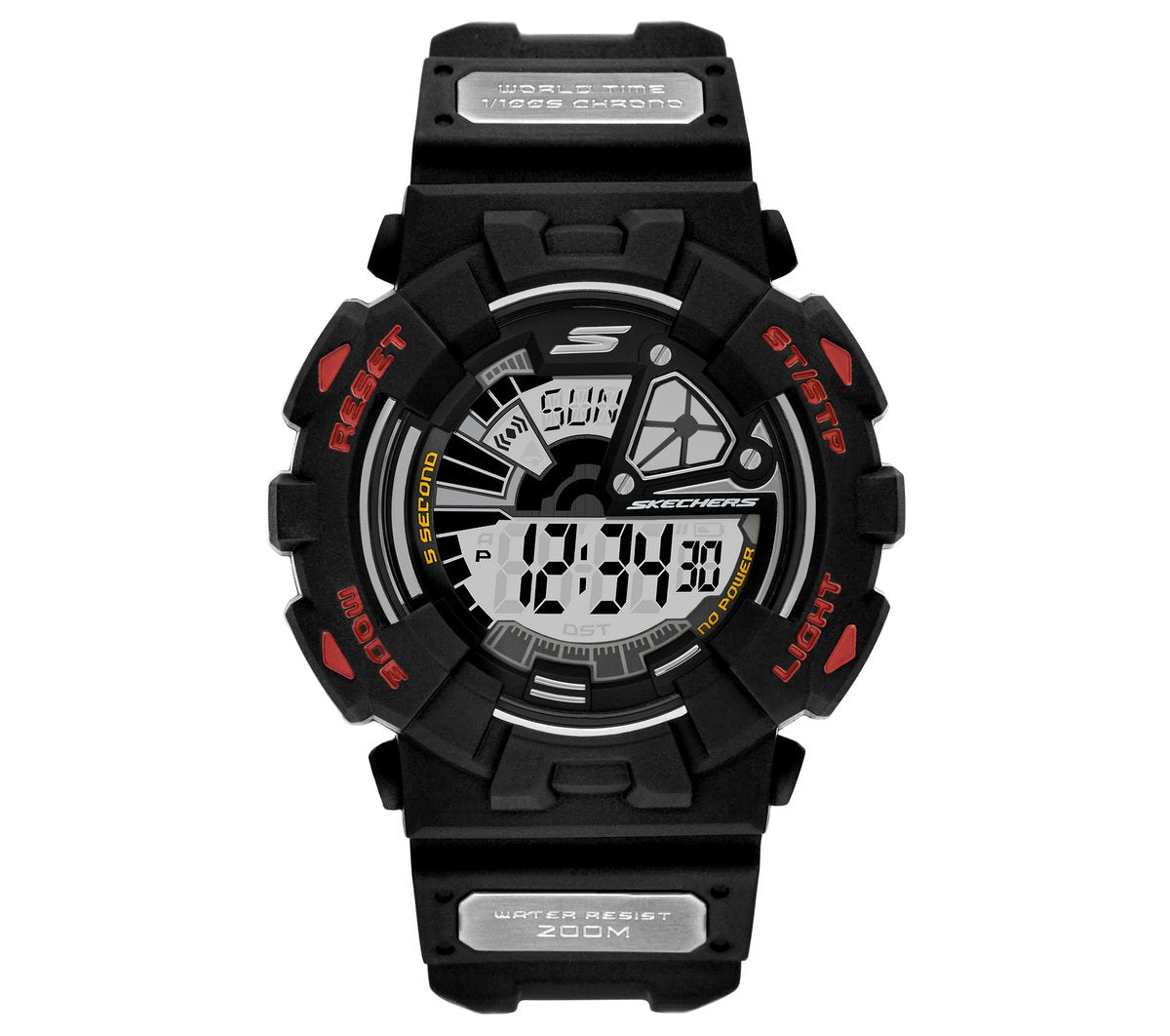 Skechers Men | Digital Black Watch