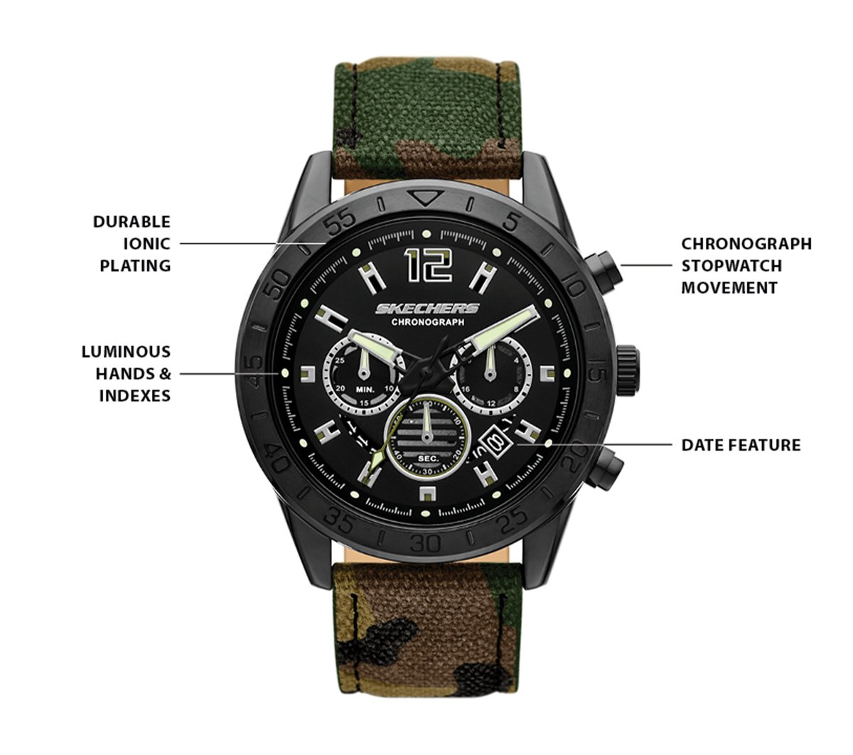Skechers Men | Kornblum Camo Watch