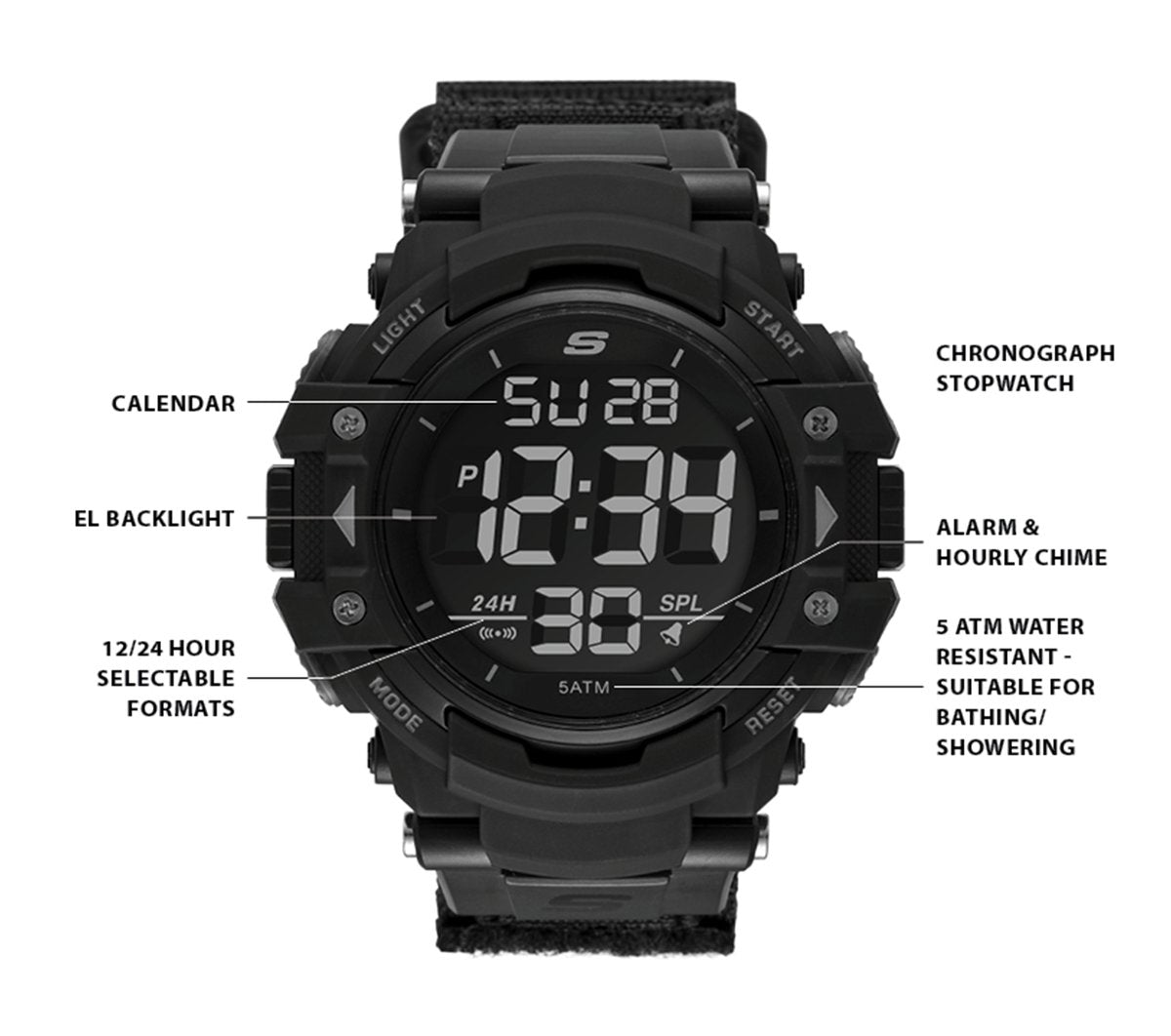 Skechers Men | Keats Digital Watch