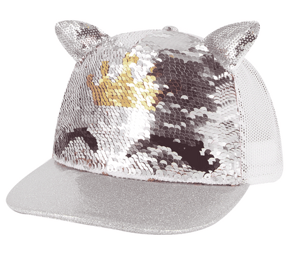 Skechers Kids | Skechers Caticorn Sequin Trucker Hat