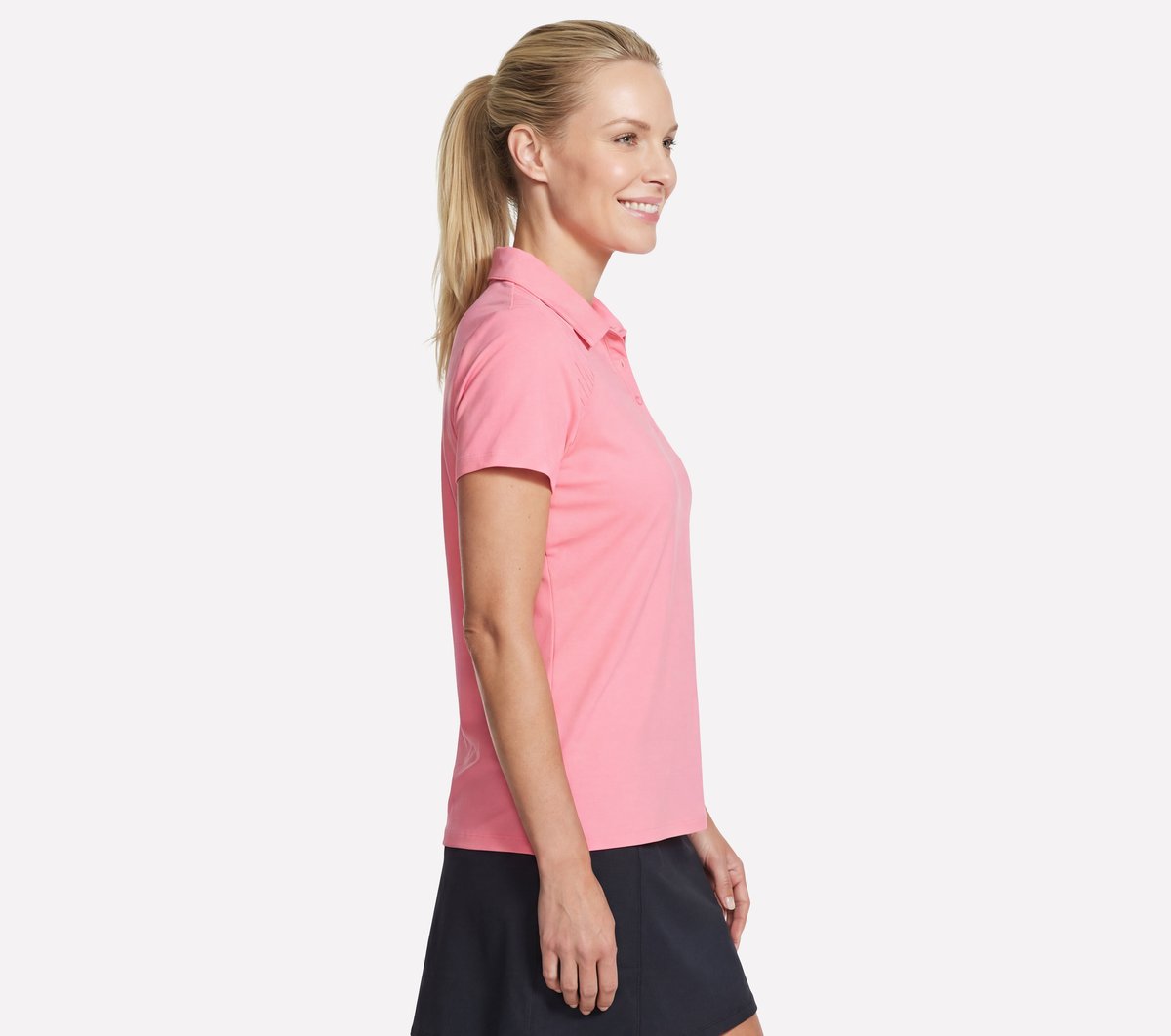 Skechers Women | GO GOLF Short Sleeve Birdie Zip Front Polo
