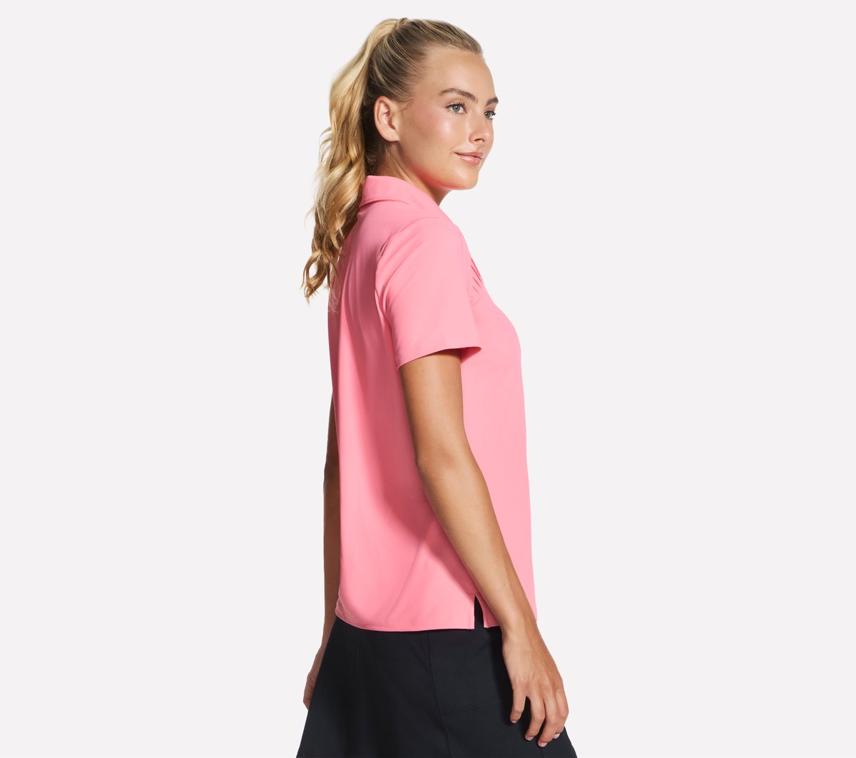 Skechers Women | GO GOLF Short Sleeve Birdie Zip Front Polo