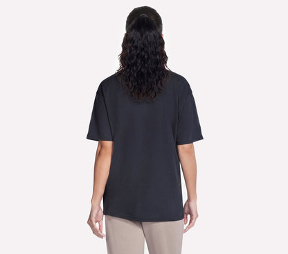 Skechers Women | Script Diamond Studded Short Sleeve Tee