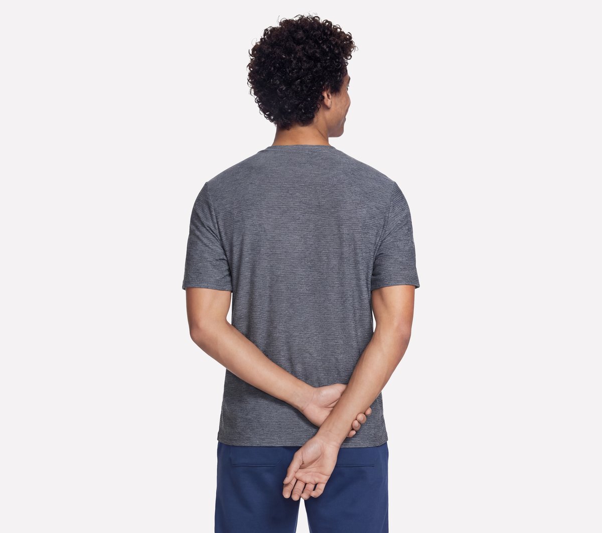 Skechers Men | GO DRI All Day Stripe Tee