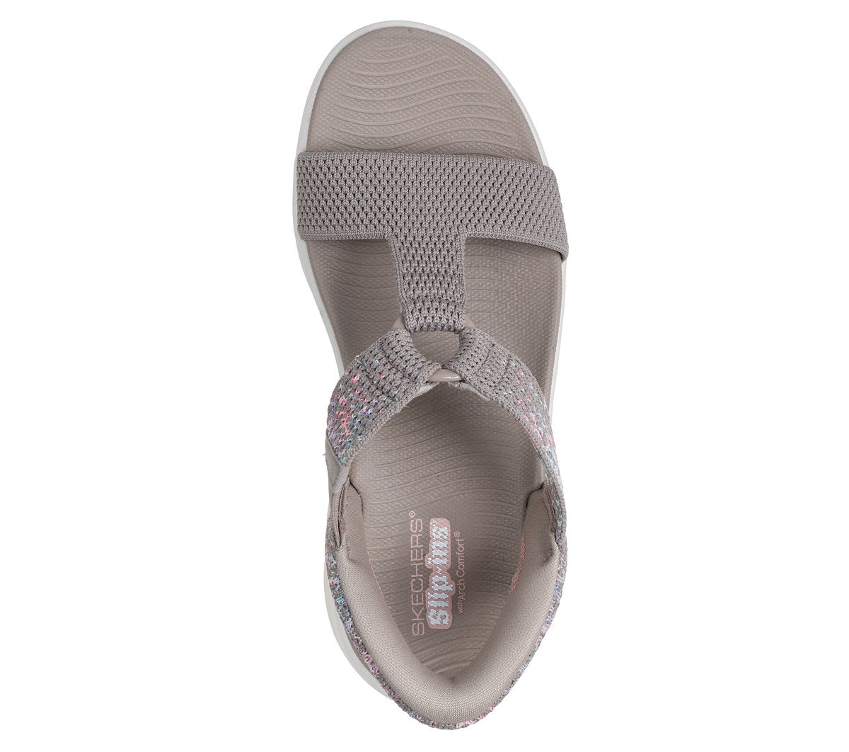 Skechers Women | Skechers Slip-ins: GO WALK Massage Fit Sandal - Confetti Sky