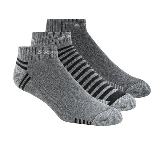Skechers Women|Men | 3 Pack Low Cut Terry Trainer Work Socks