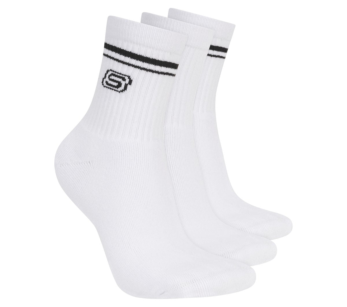 Skechers Women | 3 Pack Women's Low Crew Varsity Socks