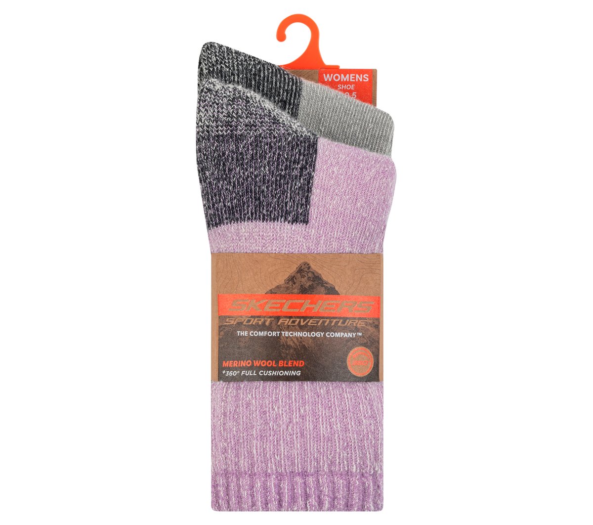 Skechers Women | 2 Pack Women's Crew Wool Socks