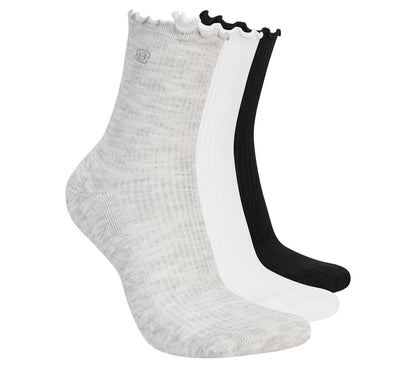 Skechers Women | 3 Pack Women's Ankle Lettuce Socks