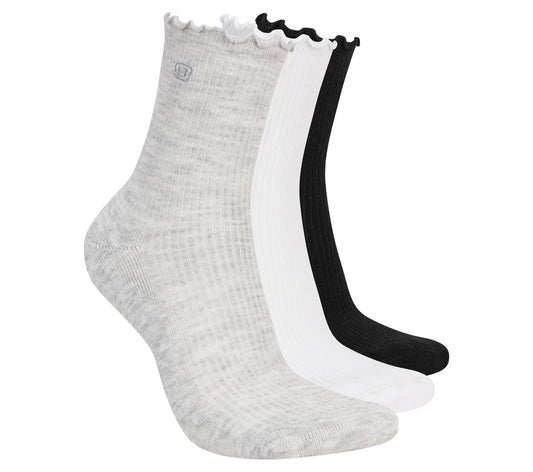 Skechers Women | 3 Pack Women's Ankle Lettuce Socks