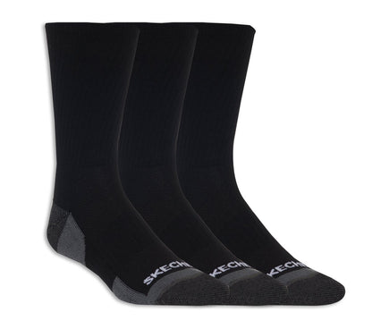 Skechers Women|Men | 3 Pack Half Terry Crew Socks