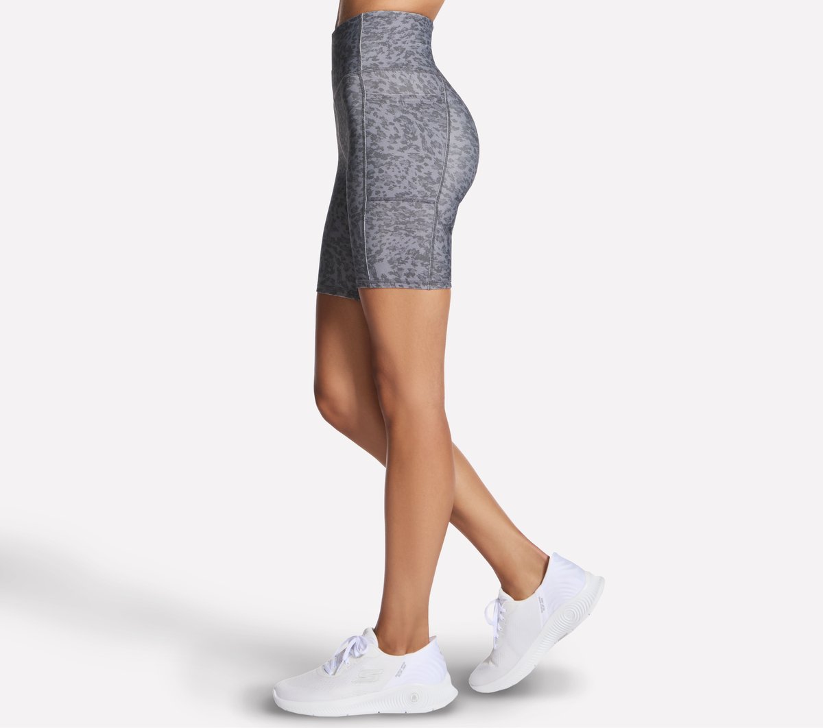 Skechers Women | GO FLEX Printed High Waisted 8 Inch Bike Short