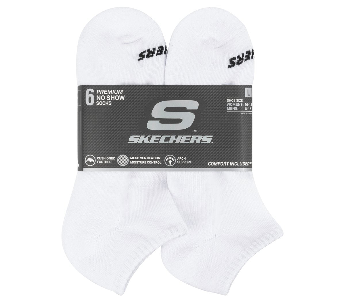 Skechers Men | 6 Pack Core Low Cut Large Socks