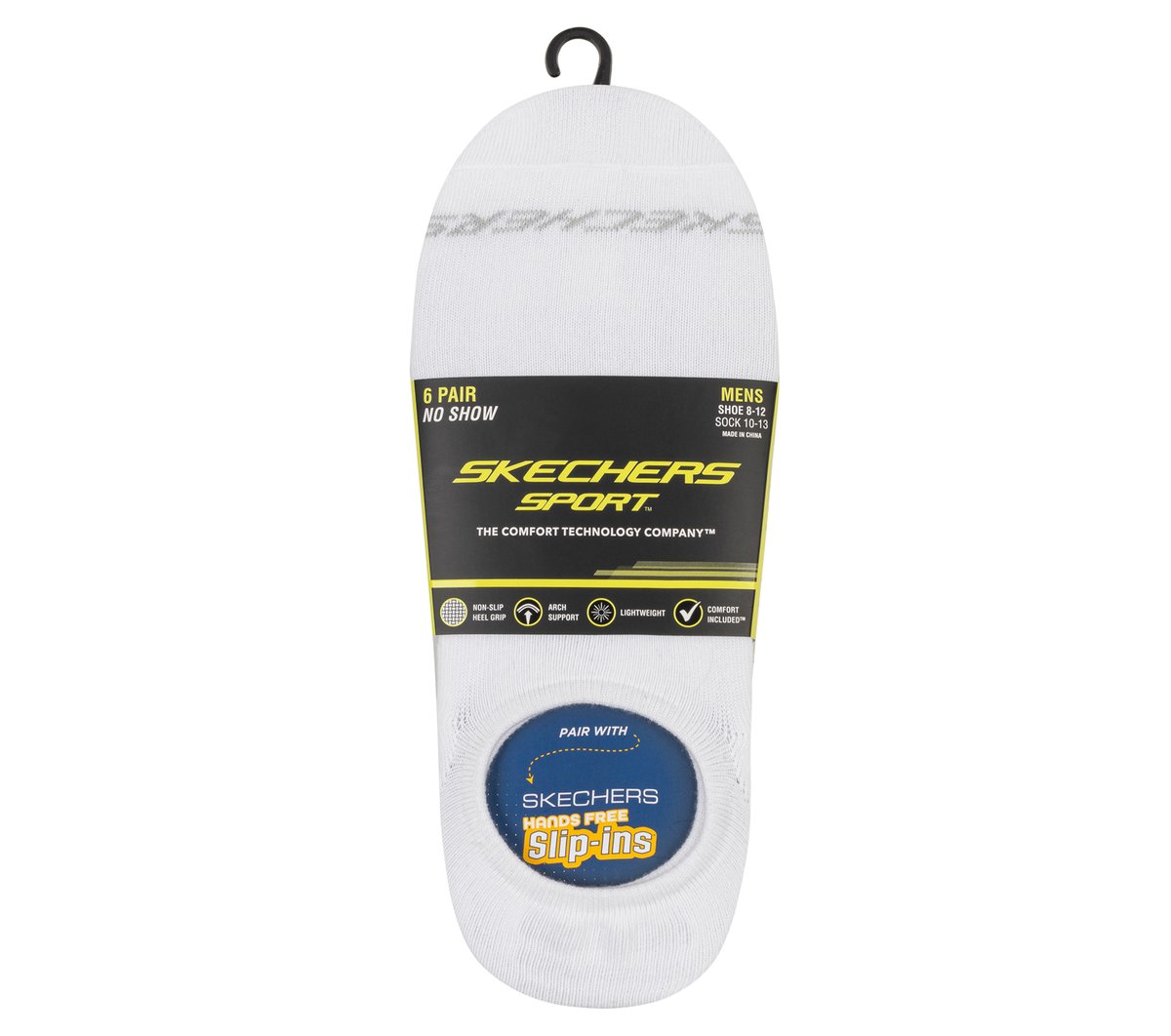 Skechers Men | 6 Pack Men's Sneaker Liner Socks