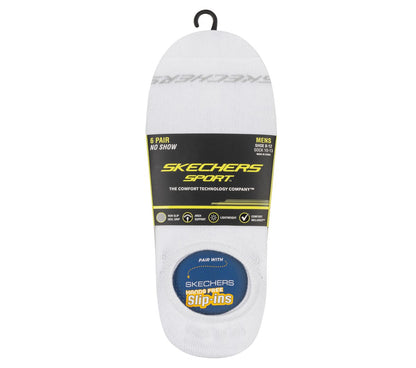 Skechers Men | 6 Pack Men's Sneaker Liner Socks