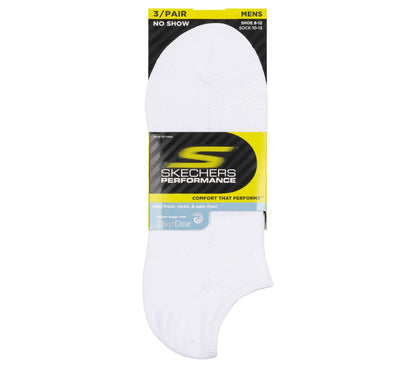 Skechers Men | 3 Pack No Show Stretch Socks