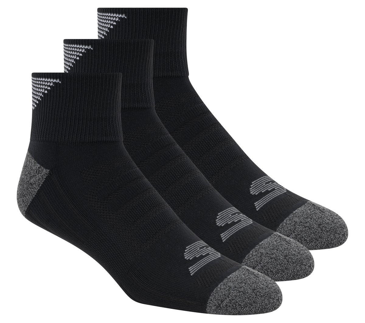 Skechers Men | 3 Pack Men's Half Terry Quarter Crew Socks