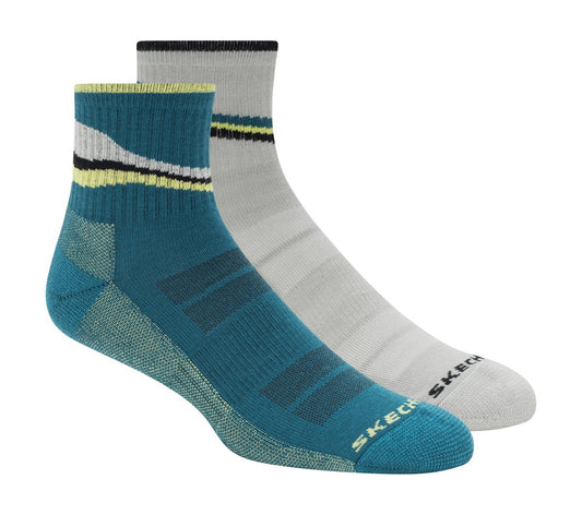 Skechers Men | 2 Pack Men's Quarter Trail Socks