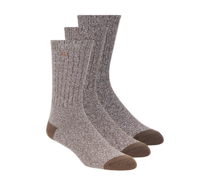Skechers Men | Super Soft Boot Crew Socks - 3 Pack