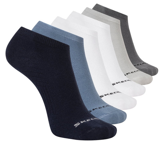 Skechers Men | 6 Pack Men's Low Cut Texture Knit Socks