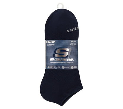 Skechers Men | 6 Pack Men's Low Cut Texture Knit Socks