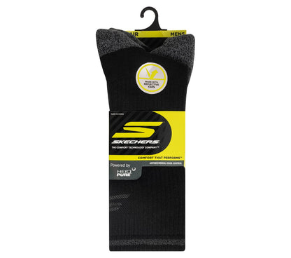 Skechers Men | 3 Pack Men's Reflective Performance Crew Socks
