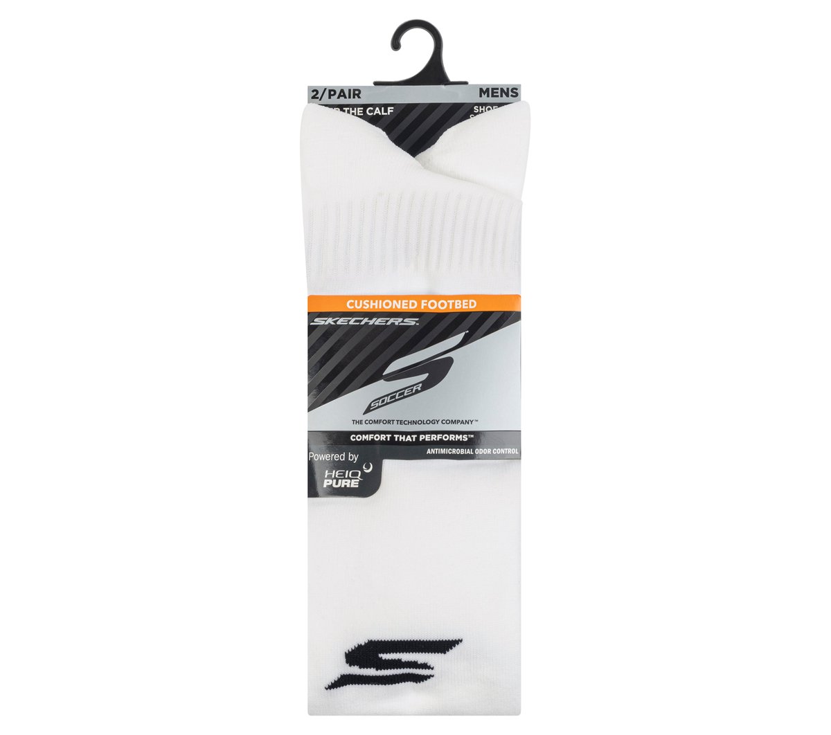 Skechers Men | 2 Pack Men's Performance Soccer Over The Knee Socks