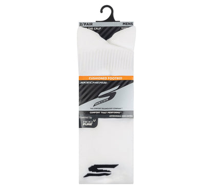 Skechers Men | 2 Pack Men's Performance Soccer Over The Knee Socks