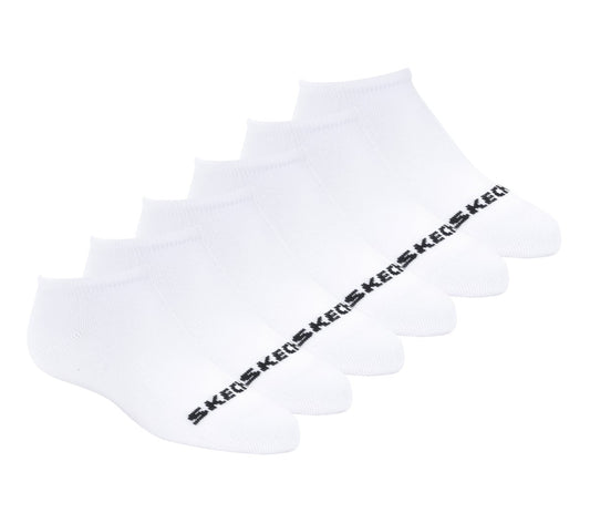 Skechers Kids | Cotton No-Show Socks - 6 Pack