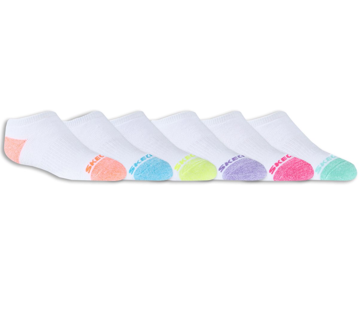 Skechers Kids | 6 Pack Low Cut Walking Socks