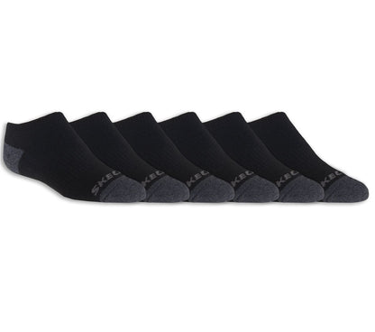 Skechers Kids | 6 Pack Boys' No Show Socks