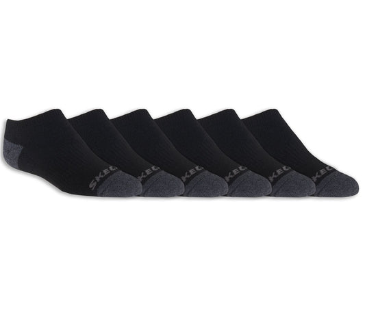 Skechers Kids | 6 Pack Boys' No Show Socks
